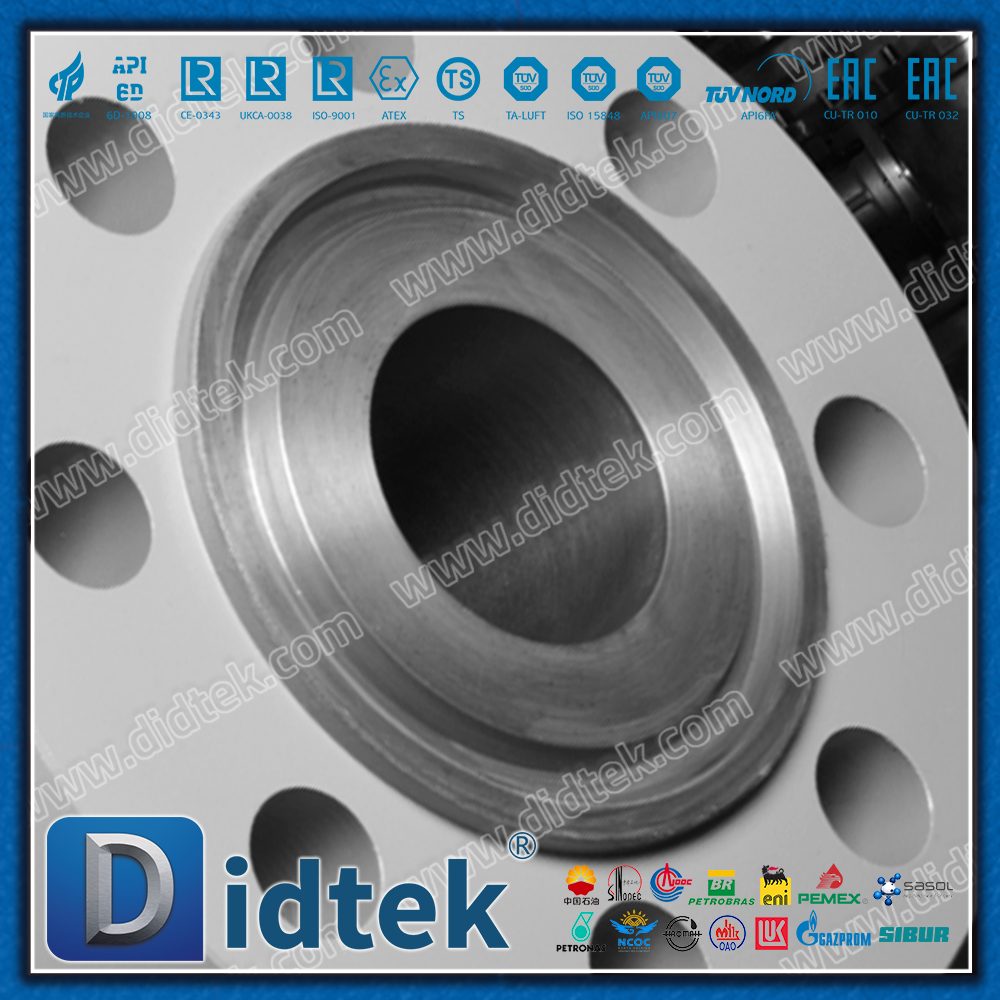 Didtek Mặt bích 6 inch 2500LB Van bi DBB Trunnion rèn