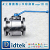 F51 Bộ truyền động khí nén đôi bằng thép không gỉ đôi bằng kim loại ngồi bằng kim loại Van bi nổi