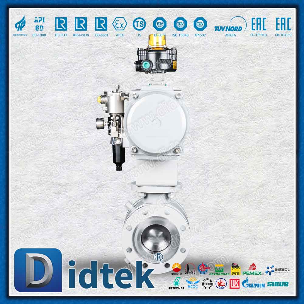 LF2 Van bi bằng khí nén toàn cổng bằng thép carbon nhiệt độ thấp