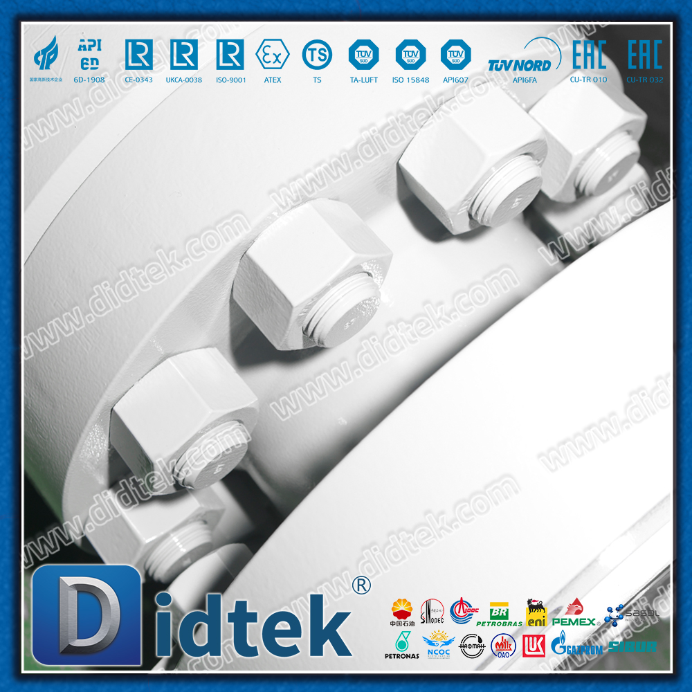 RTJ 2500LB Con dấu PEEK áp suất cao Van bi Trunnion bằng thép rèn