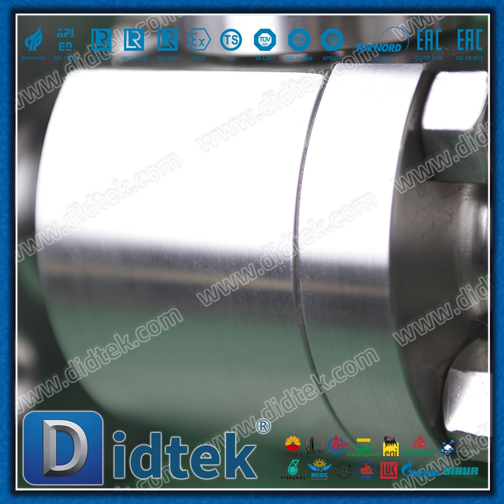 F51 Duplex Thép không gỉ Class1500 Van bi nổi RF rèn áp suất cao