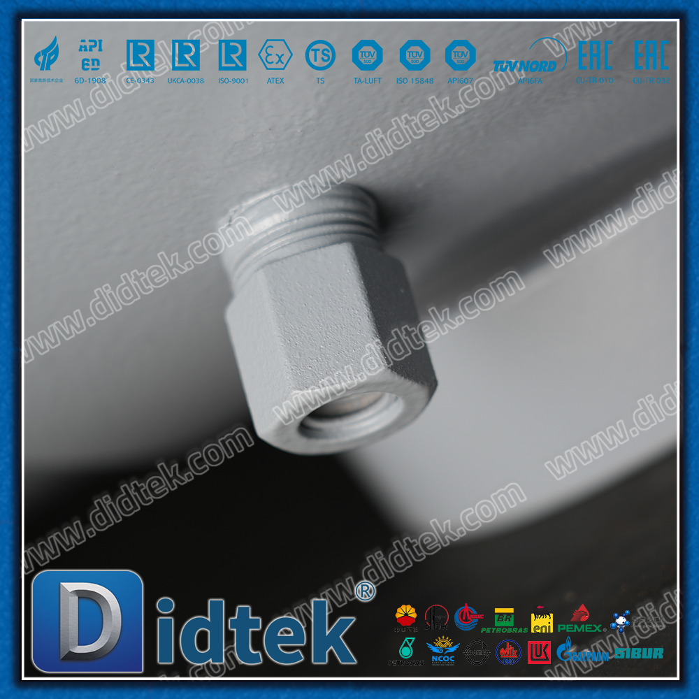 Didtek 4130 Flange FC Thiết bị truyền động khí nén tác động đơn API6A Van bi thép rèn
