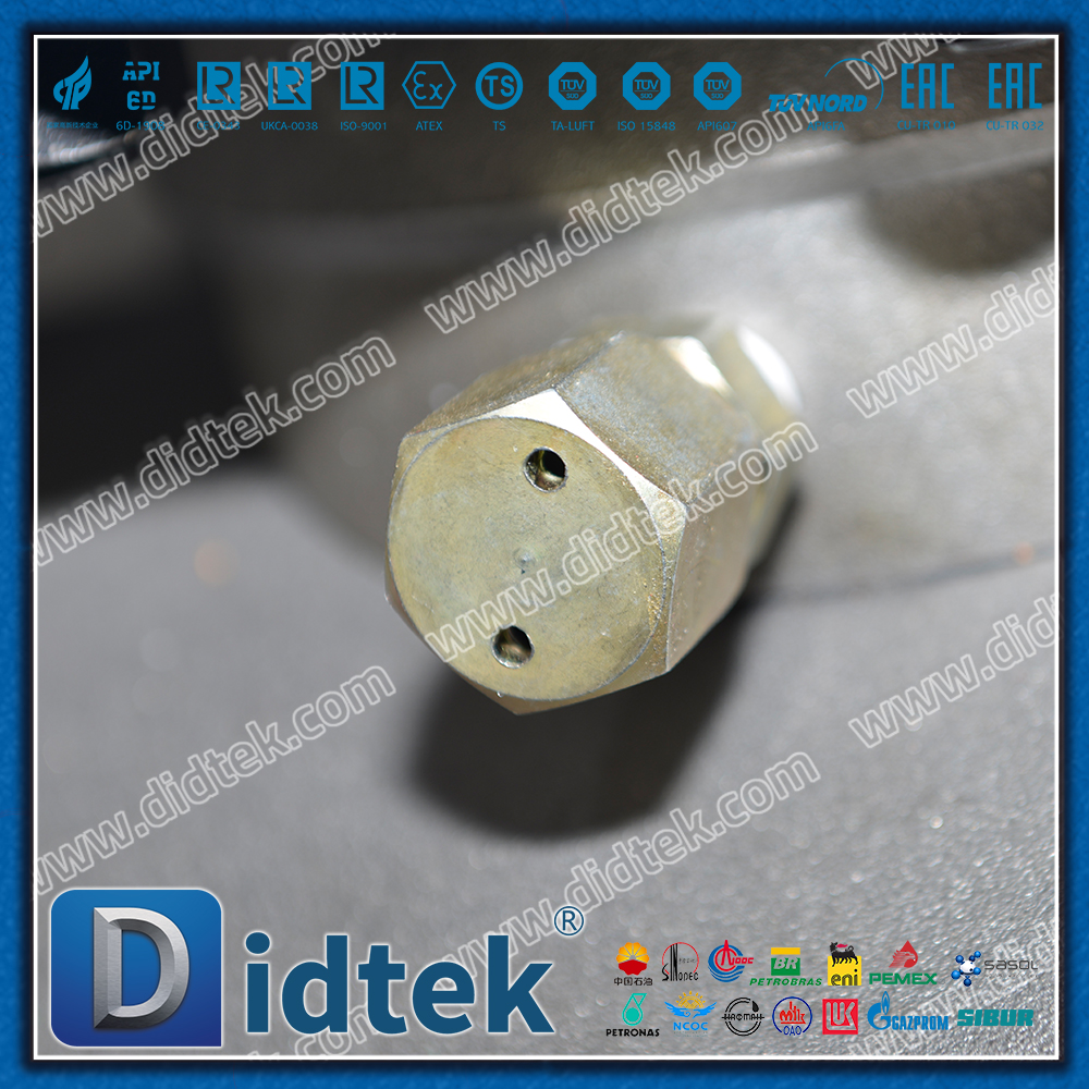  Didtek Flange Full Bore Thép rèn áp suất cao A105 Van bi gắn trên trục 