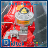 Van bi Trunnion bằng khí nén đơn bằng khí nén kỹ thuật hàng hải C95800
