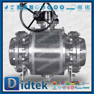 Van bi Trunnion hàn hoàn toàn với mặt bích đồng hành