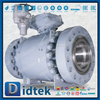 Van bi điện Auma gắn trên Trunnion của ESD Marine Engineering cho khí áp suất cao