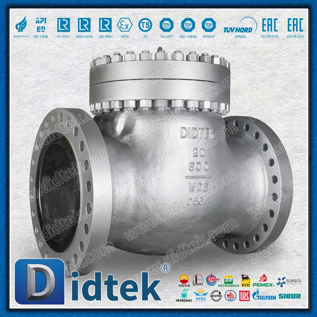 Van một chiều xoay WC6 bằng thép hợp kim Crom‑Molypden