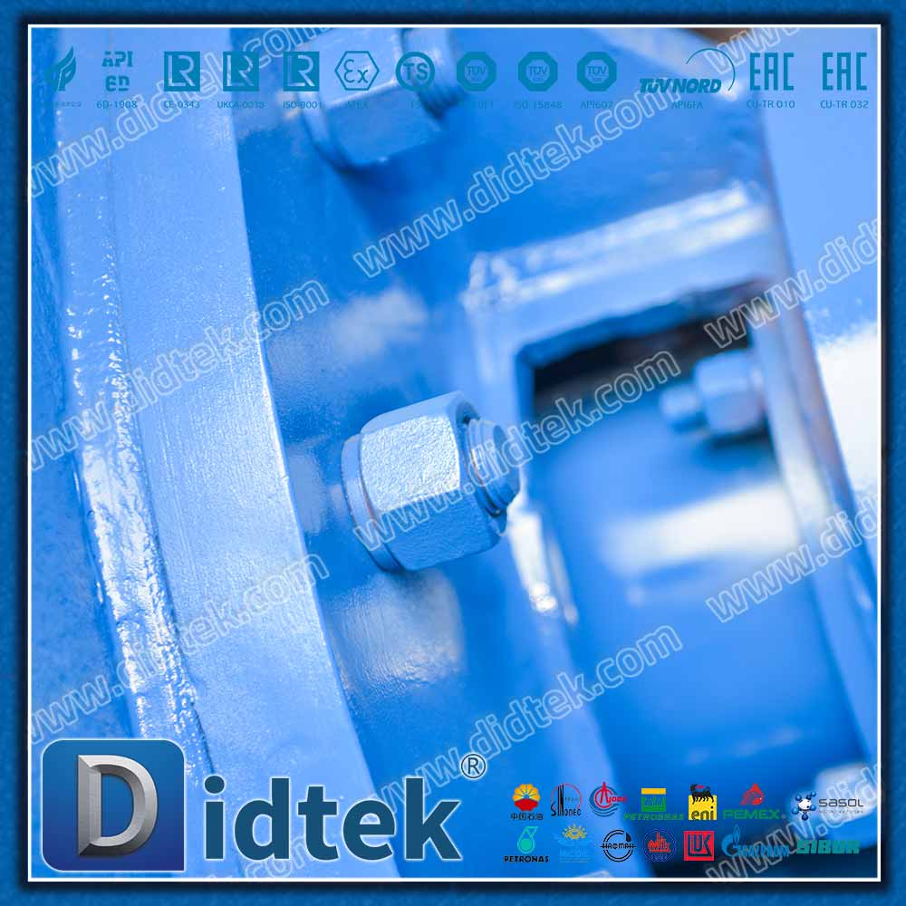 DN2000 Van bướm bù đắp ba chiều DIN wafer cỡ lớn