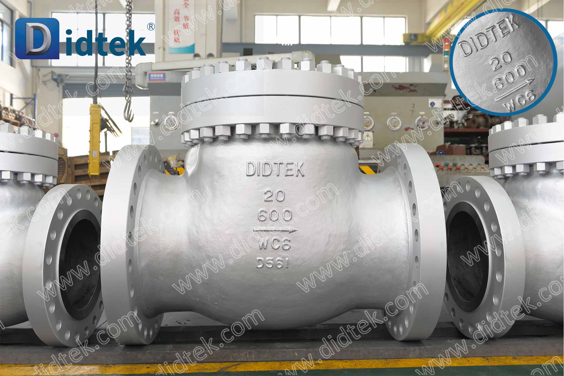 C-27 DIDTEKCSSCV-Cast Crom‑Molypden Th&eacute;p hợp kim WC6 Van một chiều xoay