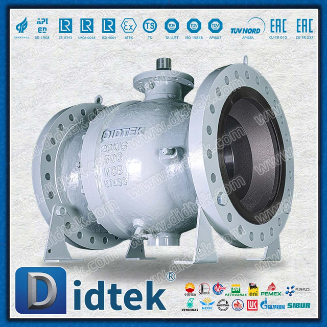 Van bi Trunnion giảm lỗ ngồi mềm Didtek Devlon với tiêu chuẩn NACE